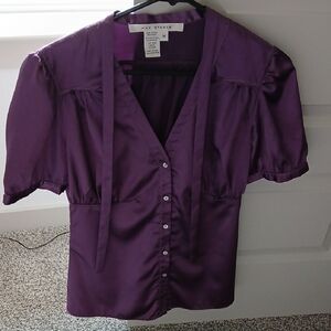 Max Studio Deep Purple Blouse